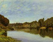 阿尔弗莱德西斯莱 - The Seine at Bougival